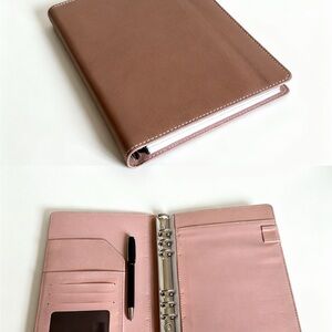 Elegant Brown Leather Organizer
